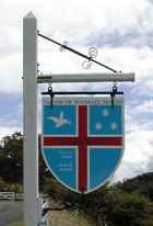 Parish church sign, Waimate North