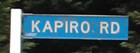 Kapiro Road sign