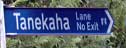 Tanekaha Lane sign